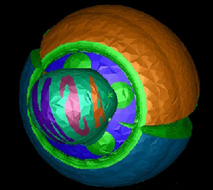 Rotatating between circles (114Kbyte)
