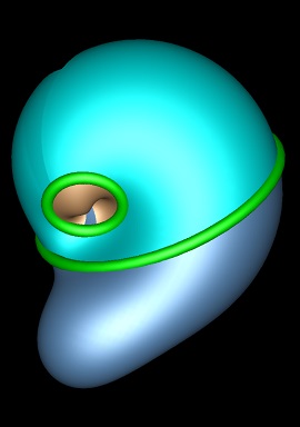 Rotatating between circles (18Kbyte)